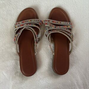 Jellypop Multicolor Beaded Sandals